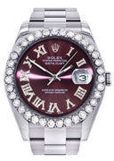 Rolex Datejust II Watch | 41 MM | Custom Purple Roman Dial | Oyster Band