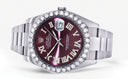 Rolex Datejust II Watch | 41 MM | Custom Purple Roman Dial | Oyster Band