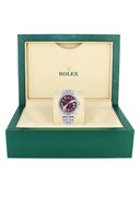 Diamond Rolex Watch | Diamond Bezel | 31MM | Purple Roman Diamond Dial | Jubilee Band