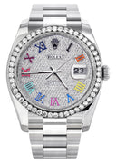 New Style | Rolex Datejust Watch | 36Mm | Color Roman Dial | Oyster Band