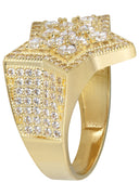 Pinky Ring | 10K Gold | CZ Stones | 7.6 Grams
