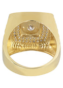 Pinky Ring | 10K Gold | CZ Stones | 9.3 Grams