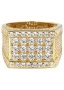 Pinky Ring | 10K Gold | CZ Stones | 12.7 Grams