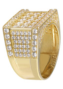 Pinky Ring | 10K Gold | CZ Stones | 12.7 Grams