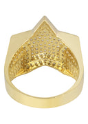 Pinky Ring | 10K Gold | CZ Stones | 6.5 Grams