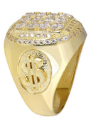 Pinky Ring | 10K Gold | CZ Stones | 8.1 Grams
