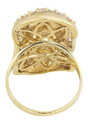 Pinky Ring | 10K Gold | CZ Stones | 6.4 Grams
