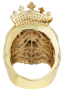 Pinky Ring | 10K Gold | CZ Stones | 21.2 Grams
