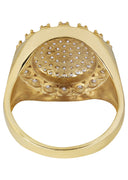 Pinky Ring | 10K Gold | CZ Stones |  6.9 Grams