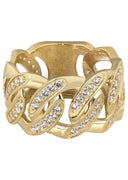 Pinky Ring | 10K Gold | CZ Stones | 7.3 Grams