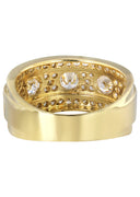 Pinky Ring | 10K Gold | CZ Stones | 7.5 Grams