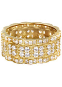 Pinky Ring | 10K Gold | CZ Stones | 6.5 Grams