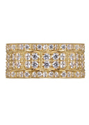 Pinky Ring | 10K Gold | CZ Stones | 6.5 Grams