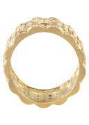 Pinky Ring | 10K Gold | CZ Stones | 6.5 Grams