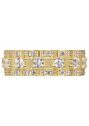 Pinky Ring | 10K Gold | CZ Stones | 5.8 Grams