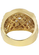 Pinky Ring | 10K Gold | CZ Stones |  10.9 Grams
