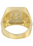 Pinky Ring | 10K Gold | CZ Stones |  9.1 Grams