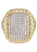 Pinky Ring | 10K Gold | CZ Stones |  7.7 Grams