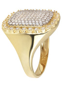 Pinky Ring | 10K Gold | CZ Stones |  7.7 Grams