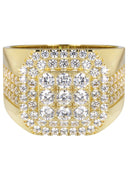 Pinky Ring | 10K Gold | CZ Stones | 9.3 Grams