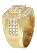 Pinky Ring | 10K Gold | CZ Stones | 9.3 Grams