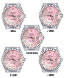 Womens Rolex Datejust Watch 16200 | 36Mm | Light Pink Roman Numeral Dial | Jubilee Band