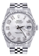 Mens Rolex Datejust Watch 16200  | 36Mm | White Dial | Jubilee Band