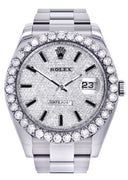 Rolex Datejust II Watch | 41 MM | Custom Full Diamond Dial | Oyster Band