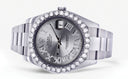 Rolex Datejust II Watch | 41 MM | Custom Silver Roman Dial | Oyster Band