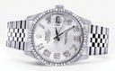 Womens Rolex Datejust Watch 16200  | 36Mm | White Dial | Fluted Bezel | Jubilee Band