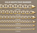 Gold Chain - Womens Diamond Cut Mariner Chain 10K/14K Gold