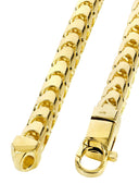 14K Gold Chain - Womens Solid Franco Chain