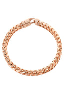 14K Rose Gold Bracelet Solid Franco For Women