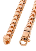 14K Rose Gold Chain - Womens Solid Franco Chain