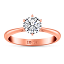 Solitaire Diamond Engagement Ring Alexa  14K Rose Gold