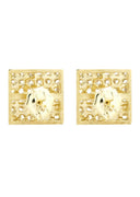 Cz 10K Yellow Gold Studs | Appx. Diameter 0.1 Inches