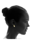 Praying Hands 10K Yellow Gold Studs | Appx. Diameter 1 Inch