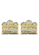 Last Supper 10K Yellow Gold Earrings | Appx 1 3/8 Inches Wide