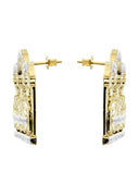 Last Supper 10K Yellow Gold Earrings | Appx 1 3/8 Inches Wide