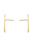 Last Supper 10K Yellow Gold Earrings | Appx 3/4 Inches Wide
