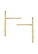 Last Supper 10K Yellow Gold Earrings | Appx 3/4 Inches Wide