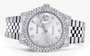 Mens Rolex Datejust Watch 16200 | 36Mm | White Texture Dial | Two Row 4.25 Carat Bezel | Jubilee Band