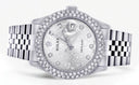 Womens Rolex Datejust Watch 16200 | 36Mm | White Texture Dial | Two Row 4.25 Carat Bezel | Jubilee Band