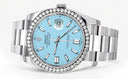 New Style | Rolex Datejust Watch | 36Mm | Tiffany Blue Roman Dial | Oyster Band