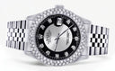 Mens Rolex Datejust Watch 16200 | 36Mm | Tuxedo Dial | Two Row 4.25 Carat Bezel | Jubilee Band