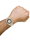 New Style | Diamond Gold Rolex Watch For Men | 36Mm | Tuxedo Dial | Oyster Band