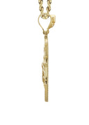 10K Yellow Gold Chain & Cz "We The Best" Pendant | Appx. 18.6 Grams