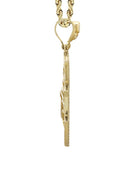 10K Yellow Gold Chain & Cz "We The Best" Pendant | Appx. 18.6 Grams