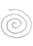 Gold Chain - Womens Dog Tag Chain 10K/14K White Gold
