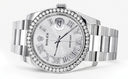 New Style | Rolex Datejust Watch | 36Mm | White Texture Roman Dial | Oyster Band